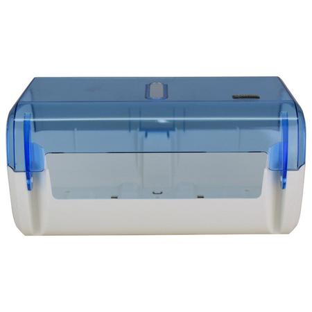 Imagem de Dispenser papel toalha interfolha compacto glass azul