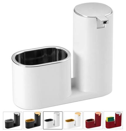 Imagem de Dispenser Para Detergente Cozinha Multiuso Porta Bucha Luxo Conceito Arthi
