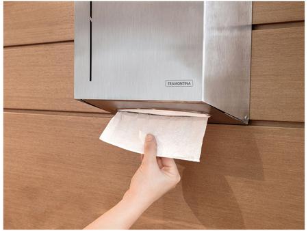 Dispenser para Papel Toalha Inox Tramontina - 94532031 Imagem de Dispenser para Papel Toalha Inox Tramontina