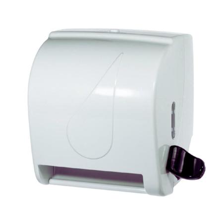 Imagem de Dispenser para Papel Toalha Interfolhado Branco Autocorte Fortcom