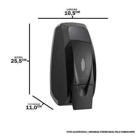 Imagem de Dispenser Para Sabonete Líquido Preto 800Ml Premisse