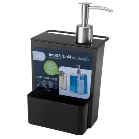 Imagem de Dispenser Retrô 600Ml Preto 20719 Coza