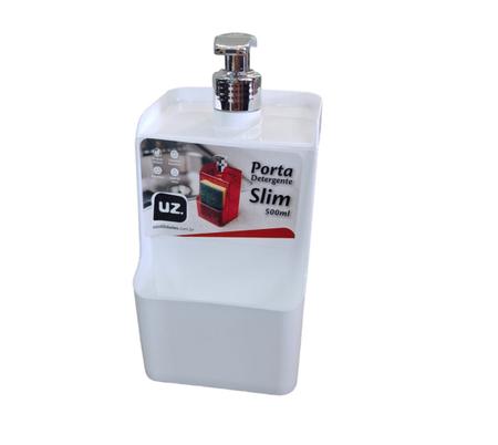 Dispenser slim pia porta detergente esponja de plástico - UZ Imagem de Dispenser slim pia porta detergente esponja de plástico