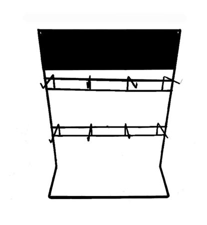Imagem de Display Balcao para Encartelados, Temperos com 8 Ganchos G