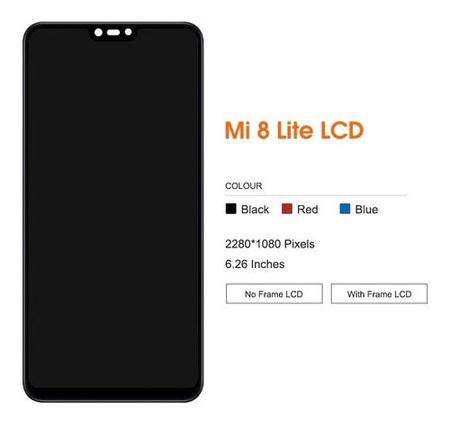 Imagem de Display Lcd Frontal Tela Touch Compatível Redmi Mi 8 Lite