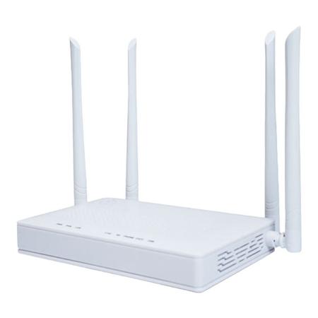 Imagem de Dispositivo de Rede Gigabit VOIP Wi-Fi 5. 4 Portas Ethernet + POTS. GPON/EPON. Híbrido Fiberhome HG325ACT APC