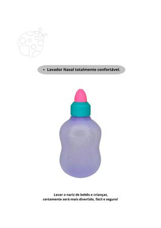 Imagem de Dispositivo para higienização lavagem nasal 240ml nosewash