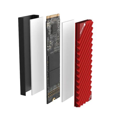 Imagem de Dissipador Calor Alumínio Gaveta Ssd M.2 Nvme 2280 Pc Computador Console