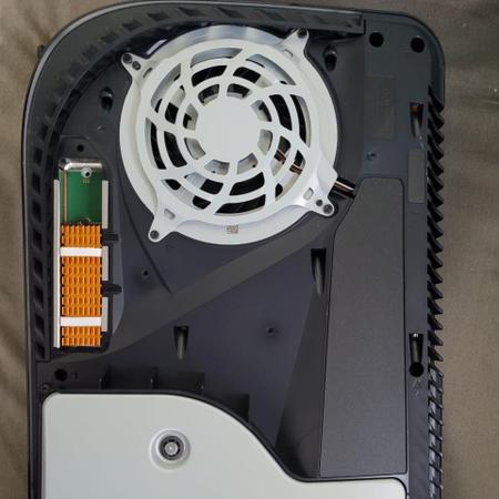 Imagem de Dissipador para ssd m2 nvme e ngff 2280 6mm em alumínio + thermal pad, alta eficiência e maior refrigeração