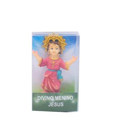 Imagem de Divino Menino Jesus 8cm Enfeite Religioso E Decorativo