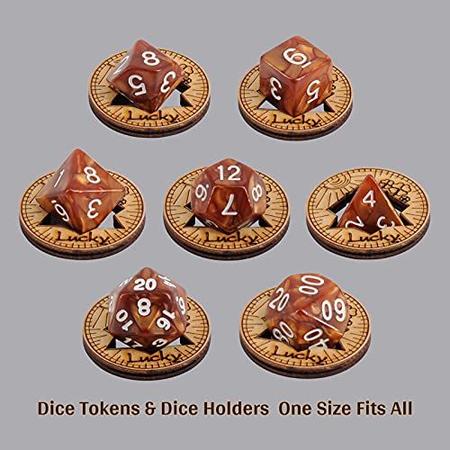 Conjunto De Tokens De Jogo De Mesa D & D, Acrílico Cortado À Laser