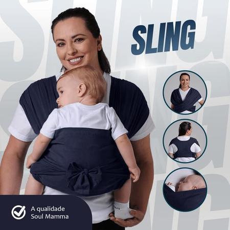 Imagem de Do Mês - Sling Fácil De Vestir Carregador De Bebê E