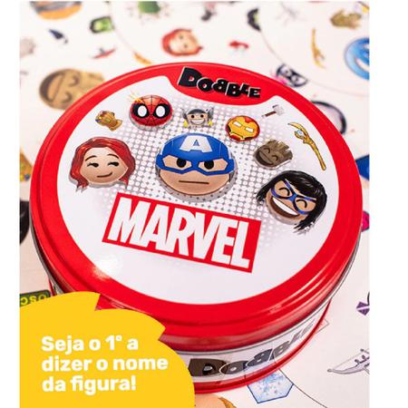 Jogo de Cartas - Dobble - Marvel - 2 a 5 Jogadores - Galápagos