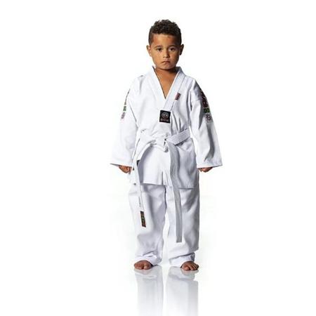Dobok Taekwondo Infantil Start Gola Branca com Faixa Shiroi Imagem de Dobok Taekwondo Infantil Start Gola Branca com Faixa Shiroi