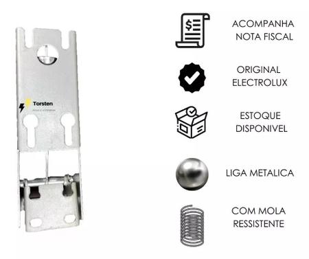 Imagem de Dobradiça C/ Mola Freezer Electrolux H160 H210 H300 62900695