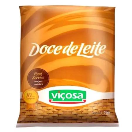 Imagem de Doce De Leite Viçosa Cremoso Tradicional Melhor Do Brasil Bag 5kg