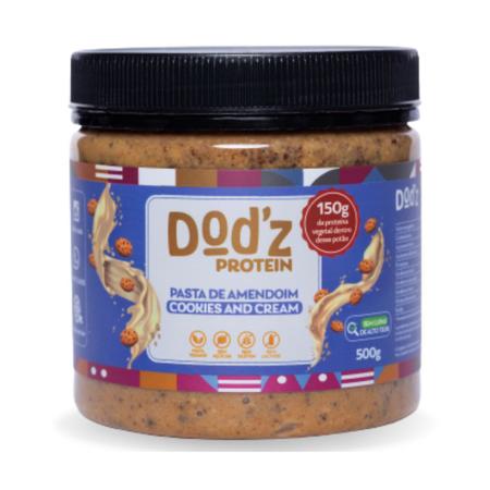 Dod'z! Pasta de Amendoim Proteica com Cookies and Cream 500g Imagem de Dod'z! Pasta de Amendoim Proteica com Cookies and Cream 500g