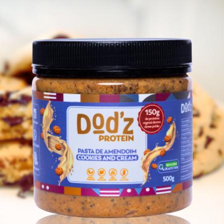 Dod'z! Pasta de Amendoim Proteica com Cookies and Cream 500g Imagem de Dod'z! Pasta de Amendoim Proteica com Cookies and Cream 500g