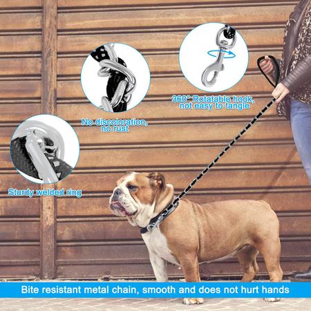 Imagem de Dog Leash Homimp Chain Reflective 1,08 kg para cães médios e grandes