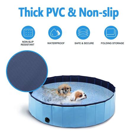 Imagem de Dog Pool PJZP Piscina portátil dobrável para animais de estimação