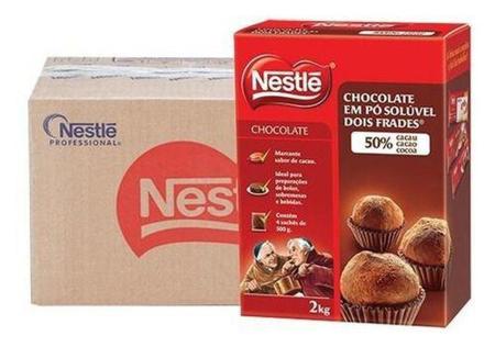 Imagem de Dois Frades Chocolate Em Pó Padre 2kg 50% Cacau Nestlé - Nestle