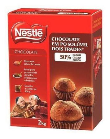 Imagem de Dois Frades Chocolate Em Pó Padre 2kg 50% Cacau Nestlé - Nestle