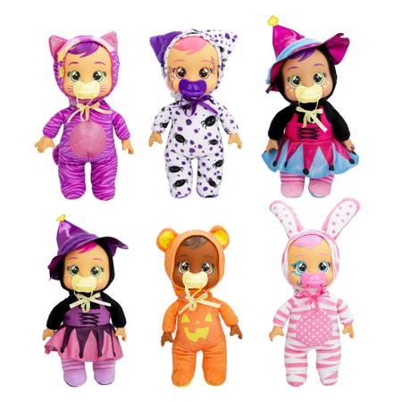 Imagem de Doll Cry Babies Tiny Cuddles Halloween Coney -9 com pijama