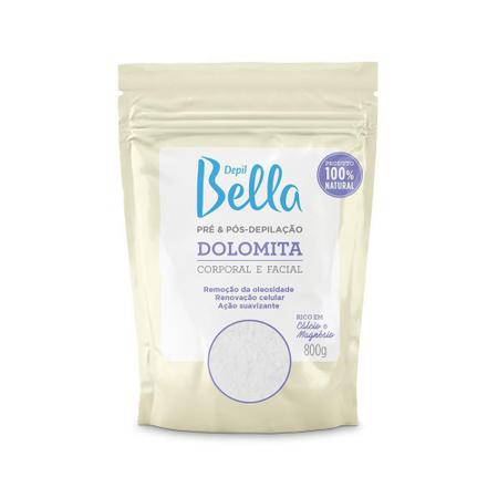 Imagem de Dolomita Pré E Pós Depilação Depil Bella - 800G