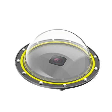 Imagem de Dome Telesin Premium Amplie Visão Subaquática Proteção Total Kit Acessórios Compatível Câmeras de Ação Hero 12 Black Mergulho