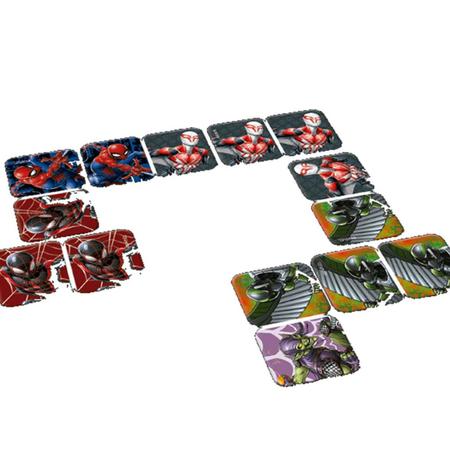 Imagem de Domino Brinquedo Infantil Jogo Homem Aranha C/28 Peças 