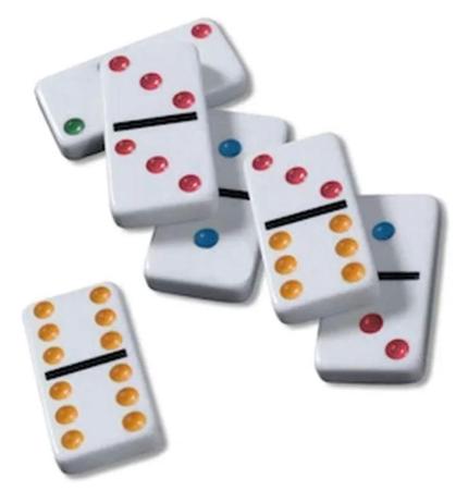 Jogo Domino 28 Pedras Brincar Jogar Lk510f