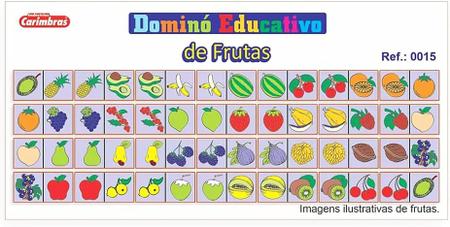 Imagem de Dominó de Frutas