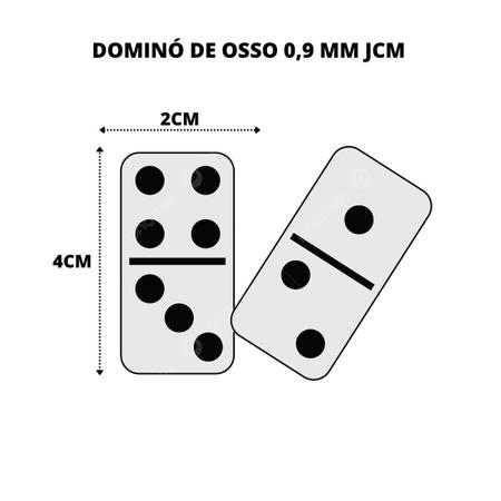 Dominó 28 Peças 9 MM