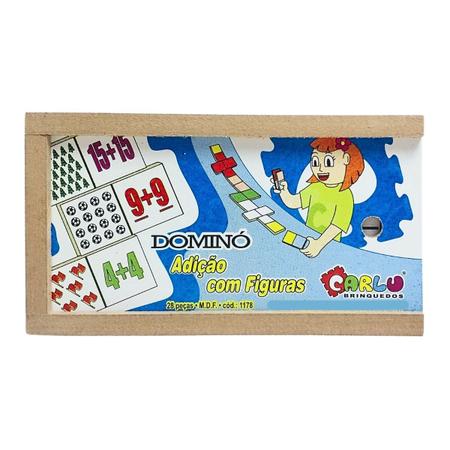 Brinquedo Educativo Jogo De Damas Adaptado Estojo Em Mdf - Carlu Brinquedos  - Jogo de Dominó, Dama e Xadrez - Magazine Luiza