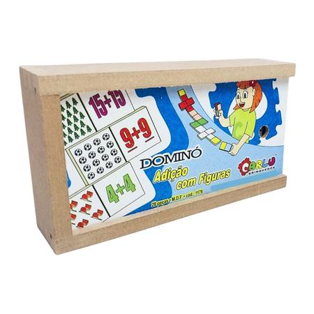 Brinquedo Educativo Jogo De Damas Adaptado Estojo Em Mdf - Carlu Brinquedos  - Jogo de Dominó, Dama e Xadrez - Magazine Luiza