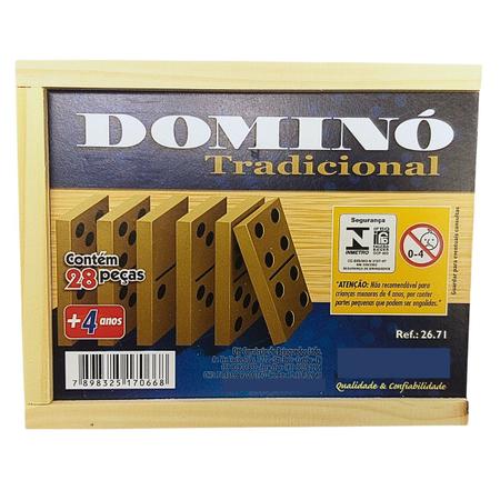 Happyyami 1 Conjunto Peças De Dominó Jogo De Dominó Para Adultos Dominó  Portátil Trem Mexicano Suporte De Dominó Clássico Jogo De Tabuleiro Jogo De  Xadrez Criança Pequena Plástico Vintage : : Brinquedos