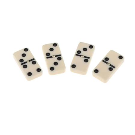 Jogo De Domino Profissional Osso Maleta C/ Fecho 10mm