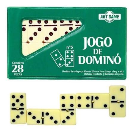 JOGO DE DOMINO ART GAME 28 PECAS N5 ZB620