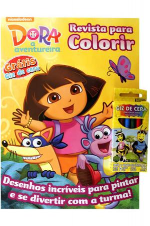 Dora, a Aventureira - Revista Para Colorir - OnLine Editora