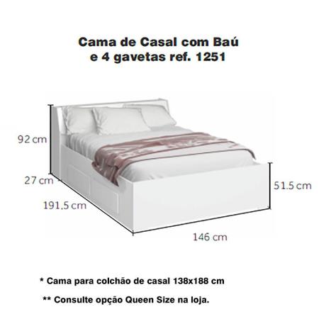 Imagem de Dormitório De Casal Completo 1219 Carvalho Claro