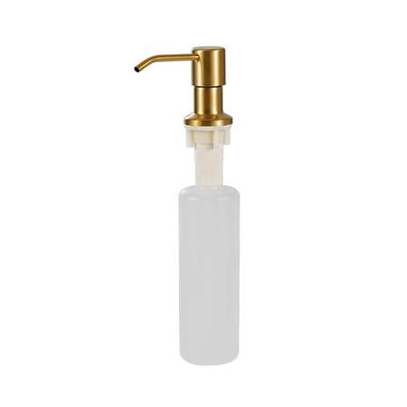 Imagem de Dosador De Detergente 300ml Aço Inox 304 Pingoo.casa - Dourado Escovado