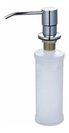 Imagem de Dosador Dispenser Porta Sabonete Liquido E Detergente Plastico De Embutir GlobalMix