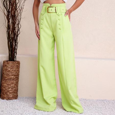 DOUTORAS MODAS Calça Pantalona de Alfaiataria Conforto com Cintura Alta 8280 Imagem de DOUTORAS MODAS Calça Pantalona de Alfaiataria Conforto com Cintura Alta 8280