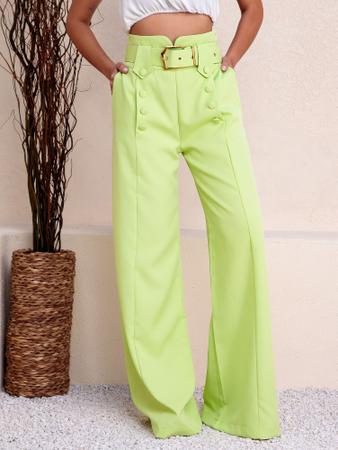 DOUTORAS MODAS Calça Pantalona de Alfaiataria Conforto com Cintura Alta 8280 Imagem de DOUTORAS MODAS Calça Pantalona de Alfaiataria Conforto com Cintura Alta 8280