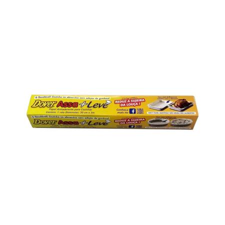 Dover Assa + Leve Papel Antiaderente Para Cozinhar 30 x 3m - Dover-roll Imagem de Dover Assa + Leve Papel Antiaderente Para Cozinhar 30 x 3m - Dover-roll
