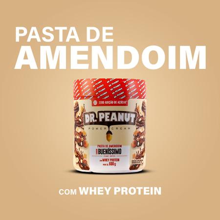 DR Peanut Bueníssimo 600g Pasta de Amendoim Com Whey Protein - Pasta de  Amendoim - Magazine Luiza