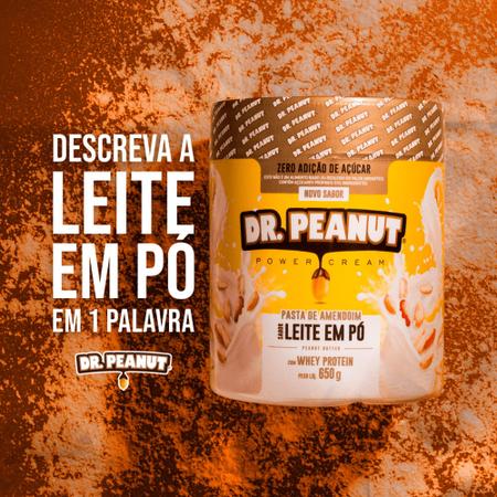 Dr.Peanut Combo 2 Pastas de Amendoim com Whey Protein-Sabor Bueníssimo e Leite  em Pó de 600g cada - Pasta de Amendoim - Magazine Luiza