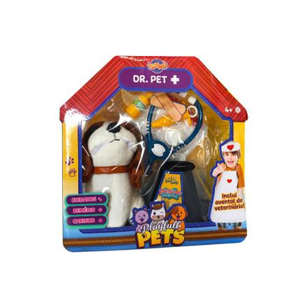 Dr Pet Kit Veterinario com Acessorios Play Full Pets 46727 - Toyng Imagem de Dr Pet Kit Veterinario com Acessorios Play Full Pets 46727
