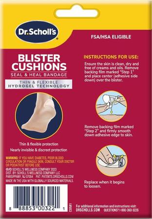 Dr scholl's shop blister cushions