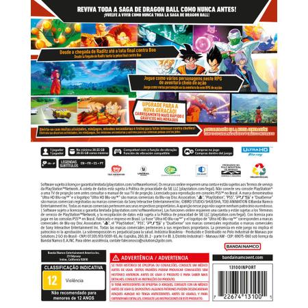 Dragon Ball Z Kakarot - Namco 5 Jogos - Luiza Playstation de Bandai Magazine Luta - 